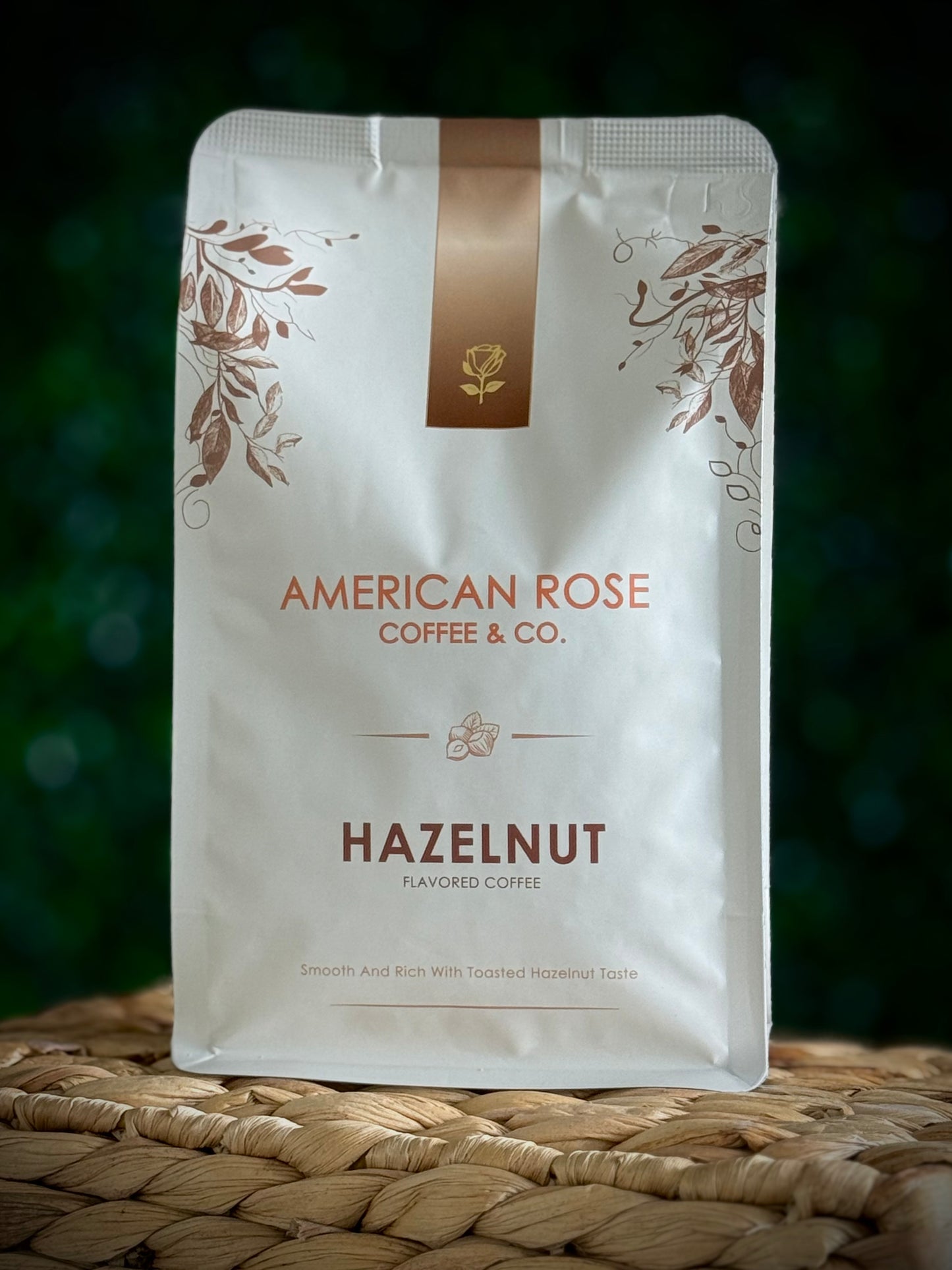 Hazelnut, Medium Roast – Whole Bean (12 oz Bag)