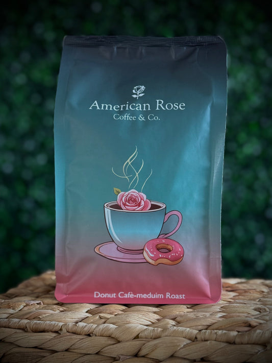 Donut Café, Medium Roast – Whole Bean (12 oz Bag)